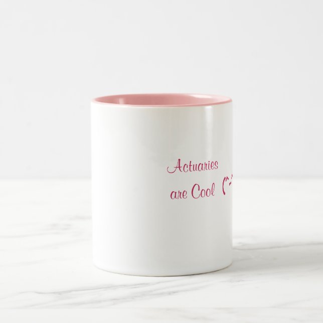 Versicherungsmathematiker/Beruf/Beruf sind coole Zweifarbige Tasse (Mittel)