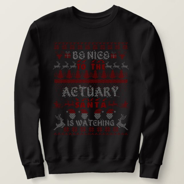 Versicherungsmathematiker-Sweatshirt-lustige Sweatshirt (Design vorne)