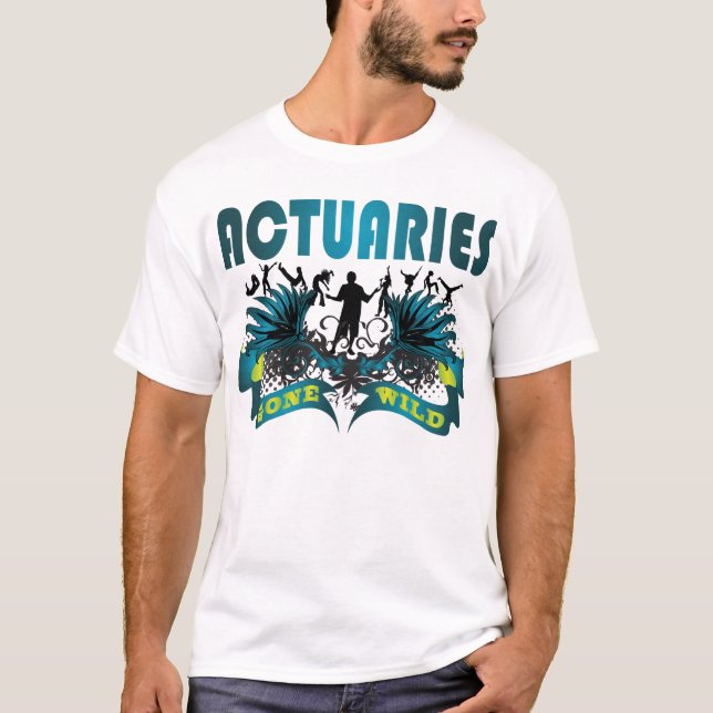 Versicherungsmathematiker wild gegangen T-Shirt (Vorderseite)