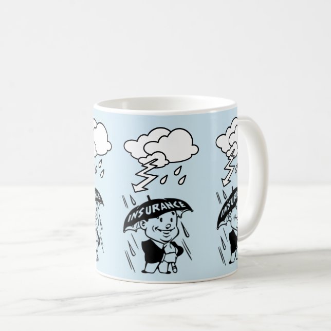 Versicherungsschutz und Sicherheitskonzept Kaffeetasse (VorderseiteRechts)