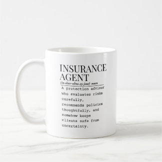 Versicherungsvertreter Kaffeetasse