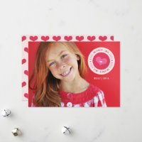 Versiegelt mit einem Kiss XO Briefmarke Valentinst