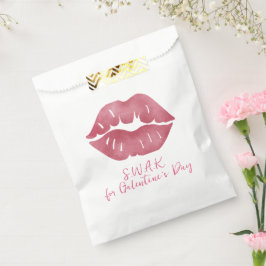 Versiegelt mit Kiss-Gefälligkeitsflaggen Geschenktütchen