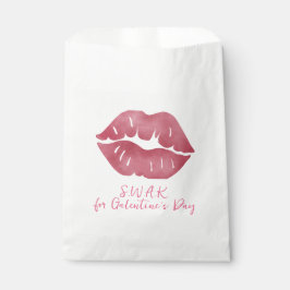 Versiegelt mit Kiss-Gefälligkeitsflaggen Geschenktütchen