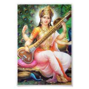Version 1 Saraswati Druck-(4" x 6") - Fotodruck