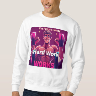 Version "Hard Work" für männliche Benutzer Sweatshirt