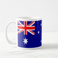 Version large de tasse australienne de drapeau