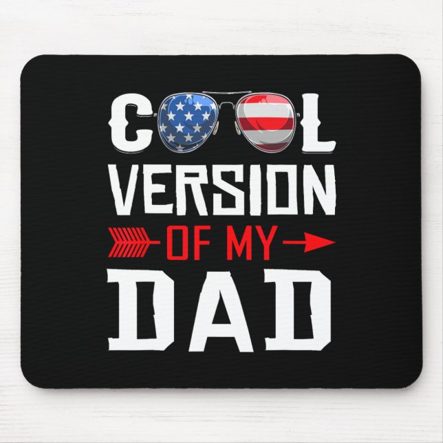 Version meines Vaters Sungles Father39s Day Mousepad (Vorne)