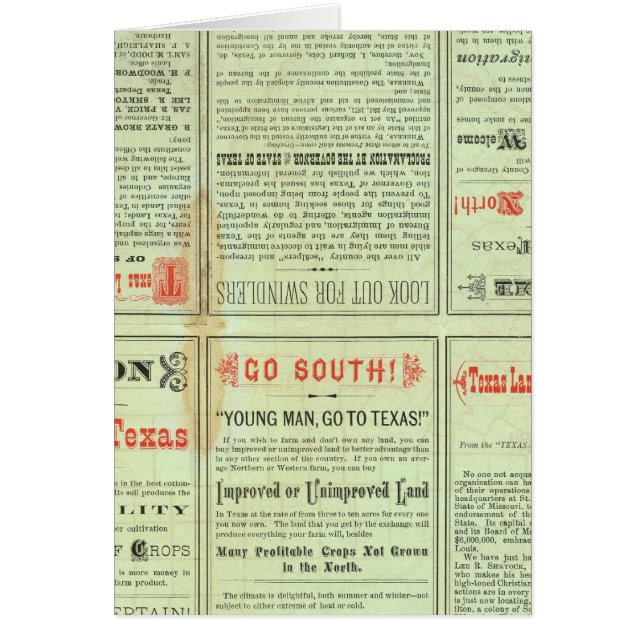 Verso Staat von Texas (Vorne)