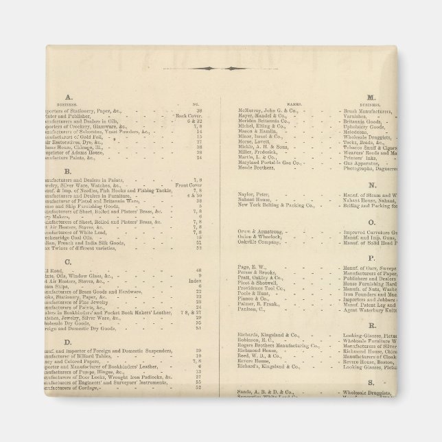 Verso Titel Page Colton's American Atlas Magnet (Vorne)