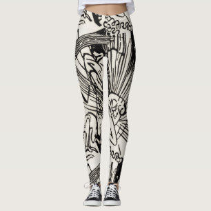Versöhnung von Franz Marc Black und White Leggings