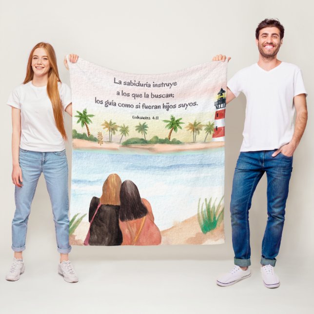 Versos Motivacionales Biblicos en Español Fleecedecke (Beispiel)