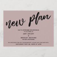 Verspätete Hochzeit neuer Plan Leichte Dusty Rose 