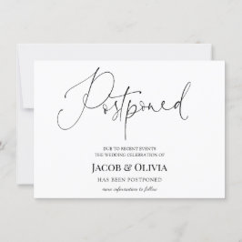 Verspätete Hochzeitsankündigung Einladung