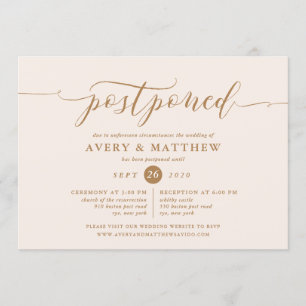 Verspätete Hochzeitsfeier und Empfang Einladung