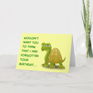 Verspäteter Geburtstag Rolle-Ihr-Eigene Schablone Karte