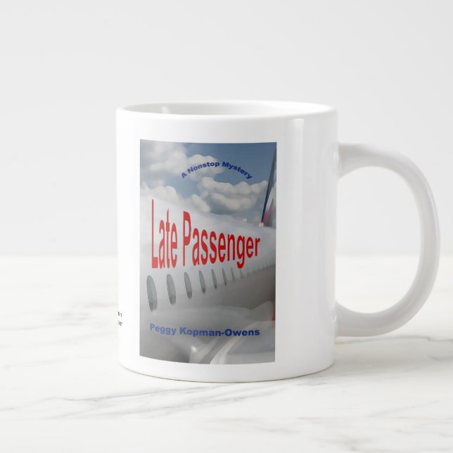 "Verspäteter Passagier" - ein Mysterium ohne Halt Jumbo-Tasse (Rechts)
