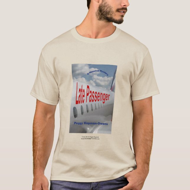 "Verspäteter Passagier" - Ein Mysterium ohne Halt T-Shirt (Vorderseite)