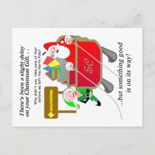 Verspätetes Weihnachten - Porträt des verspäteten