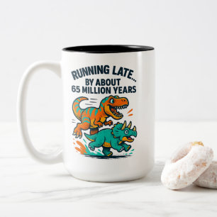 Verspätung Zweifarbige Tasse
