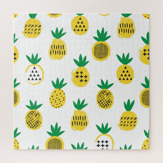 Verspielte Ananas: kinderfreundlich Vintag (Vertikal)