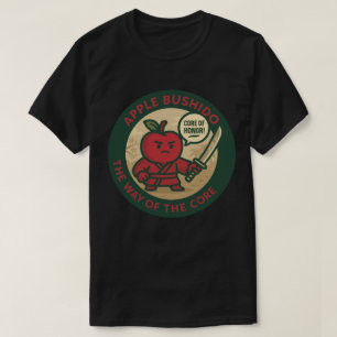 Verspielte Apfel-Samurai-Disziplin T-Shirt