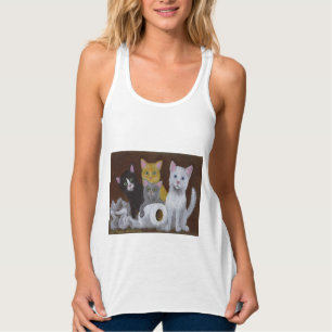 Verspielte Kätzchen Tank Top