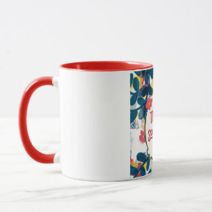Verspielte Posies – Vielen Dank Tasse