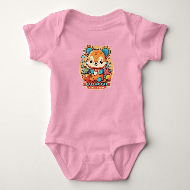 Verspielte Themen: Kids Liebe zu tragen Baby Strampler (Vorderseite)