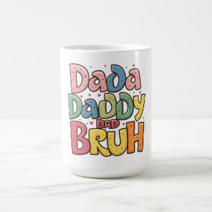 Verspielte Vater-Spruch-Kunst  Kaffeetasse