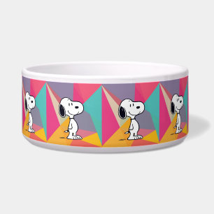Verspielter Beagle Cartoon Geometrische Pop Art Napf