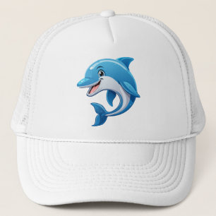 Verspielter Delfin Truckerkappe