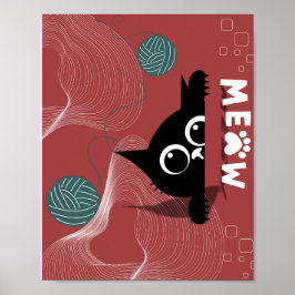 Verspielter Flüchtige Blick: Katzenjammer Poster