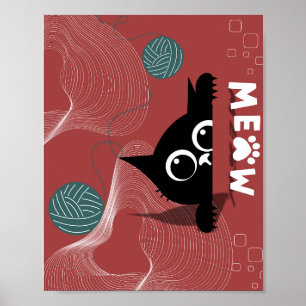 Verspielter Flüchtige Blick: Katzenjammer Poster