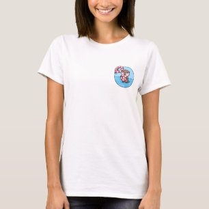 Verspielter Otter-Rettungsschwimmer T-Shirt