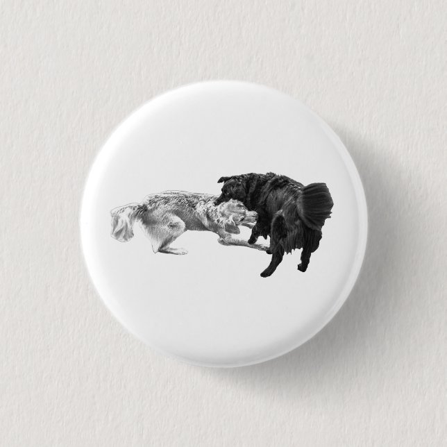 Verspielter Schatten, Duo Pin Button (Vorderseite)