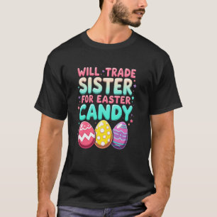 Verspielter Schwestern-Tausch Ostern Süßigkeiten 2 T-Shirt