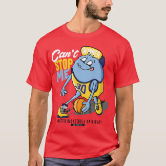 Verspielter Sportgeist Basketball lustig vintage T-Shirt