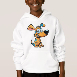 Verspielter Welpen-Kinderpullover mit Kapuze Hoodie