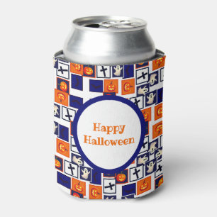 verspieltes Halloween-Muster Dosenkühler