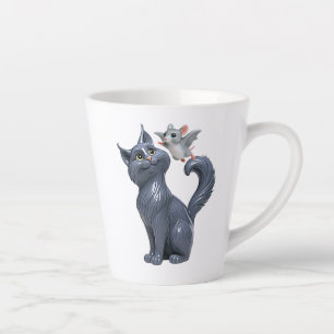 Verspieltes Kreaturendesign Milchtasse