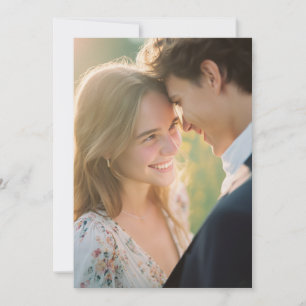 Verspieltes Pastell-Blumen-Foto Einladung