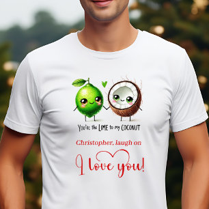 Verspieltes Valentinsgeschenk für ihn Funny Food T T-Shirt