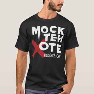 Verspotten Sie das VoteX Schwarze T-Shirt