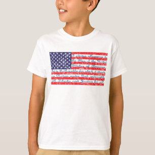 Versprechen der amerikanischen Flagge für Verbünde T-Shirt