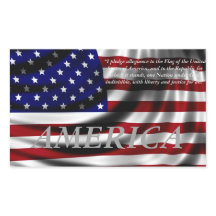 Versprechen der amerikanischen Flagge