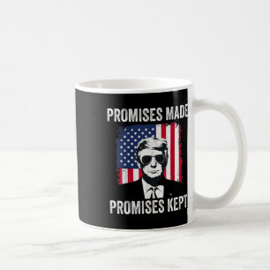 Versprechen gemacht Versprechen gehalten Präsident Kaffeetasse