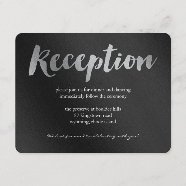 Versprechende Hochzeitskarte Begleitkarte (Vorderseite)