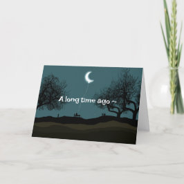 VERSPRECHENDE MOONJAHRESKARTE/LIEBE DANKESKARTE