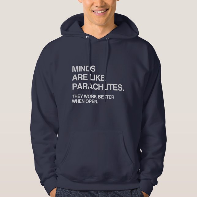VERSTAND IST WIE FALLSCHIRME HOODIE (Vorderseite)